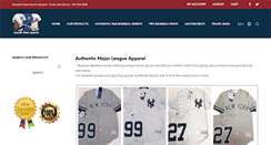 Desktop Screenshot of baseballsales.net
